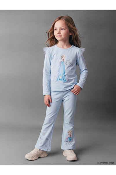 LC Waikiki Two Mt Shop Quality Lcw Kids Blue 2 Threaded Raster Printed Narrow...