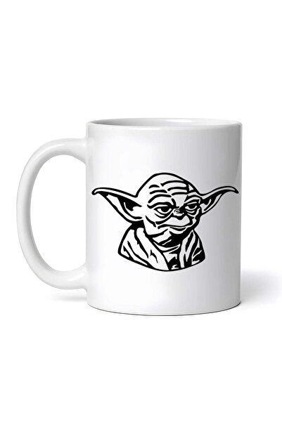 INOVATIX Cana alba personalizata,Yoda Mandalorian Star wars,INOVATIX®. 330ml