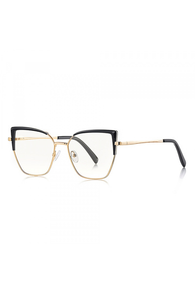 Techsuit Ochelari De Calculator Dama 3156, Anti-Blue Light, Negri Aurii