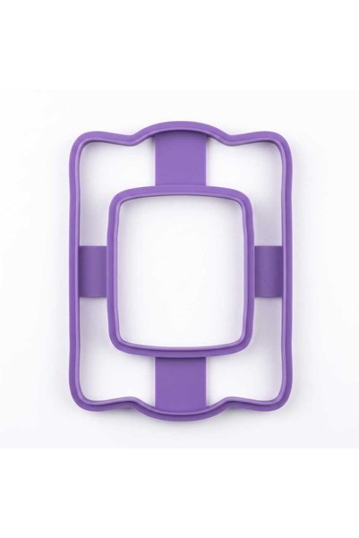 Craftelle Original Geometric Interlocking Frame Ceramic and Polymer Clay Mold - 12cm Length