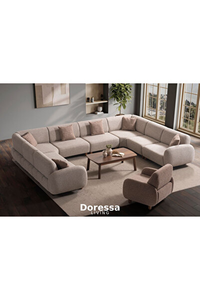 Doressa Living Monia Large Köşe Koltuk Takımı