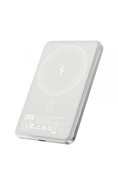 Bwoo Εξωτερική Μπαταρία Ασύρματη P79, 5000mAh, 20W, PD + FQI, 1 x QI - 1 x US...