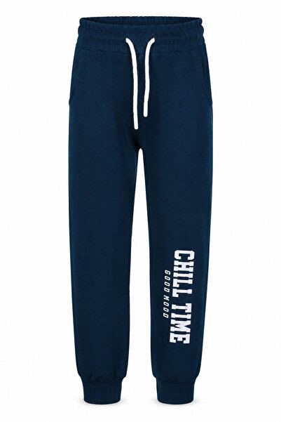 trender Chill Time Print 2 İp Indigo Boys' Sweatpants 8082