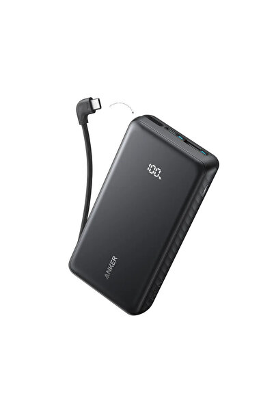 Anker Εξωτερική Μπαταρία Zolo 20.000mAh, 22.5W, USB-C, USB-A, Μαύρο - Μαύρο