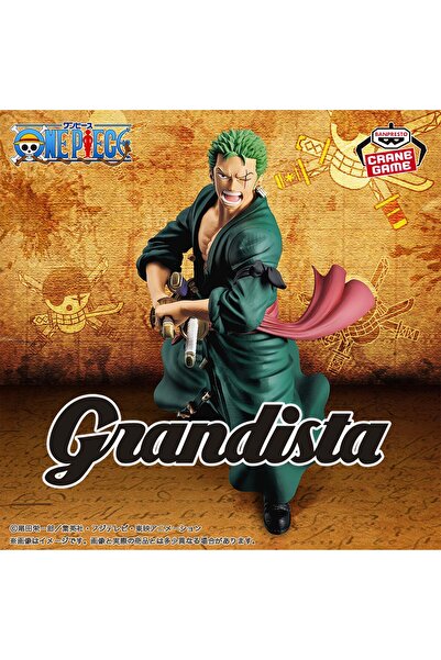 BANDAI Banpresto Roronoa Zoro One Piece, Grandista, 22 cm Figür