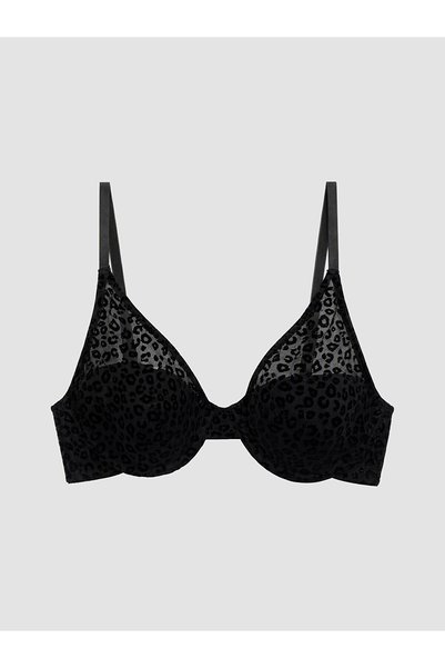 LC Waikiki Lcw Dream Black Tulle Women's Bra with Nevavm Difference