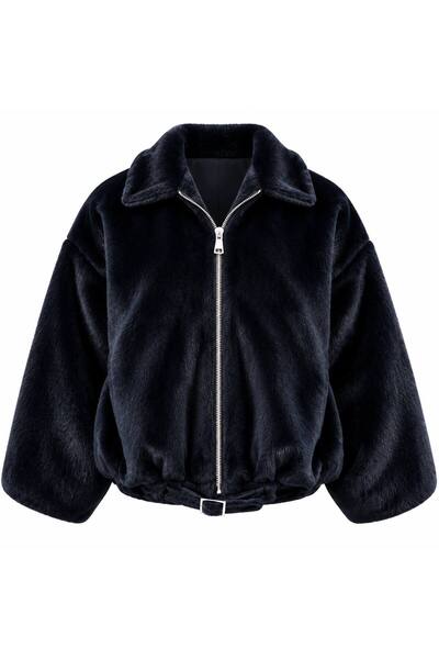 D'RECCY ΓΥΝΑΙΚΕΙΟ ΜΠΟΥΦΑΝ OVERSIZE ΜΕ ΦΕΡΜΟΥΑΡ ΚΑΙ ΦΟΡΜΕΣ ΣΧΕΔΙΑΣΜΟΥ FOX