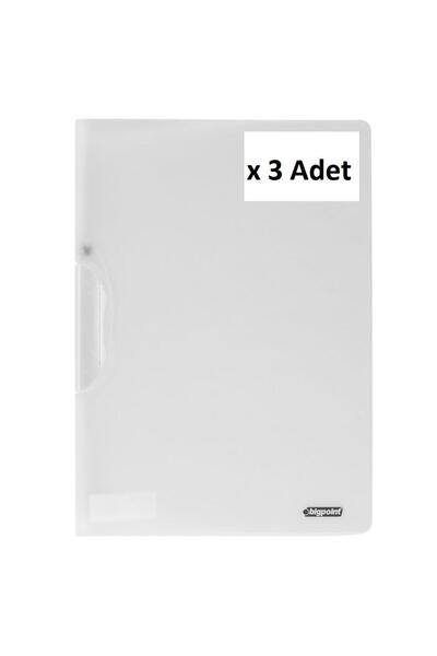 Bigpoint Side Compression File A4 Transparent X 3 Pieces