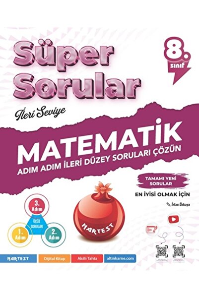 Nartest Yayınları 8. Sınıf Altın Süper Sorular Matematik