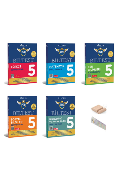 Bilfen Yayıncılık 5.Sınıf BİLTEST Türkçe Din Fen Matematik Sosyal Soru Bankas...