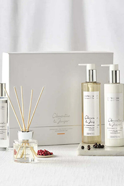 THE WHITE COMPANY Clementine &amp;   Juniper Unisex Bathroom Gift Set - 5-Piece