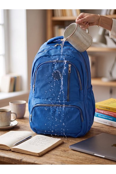 GİYU SHOP Rucsac unisex impermeabil, cu mai multe compartimente, din material...