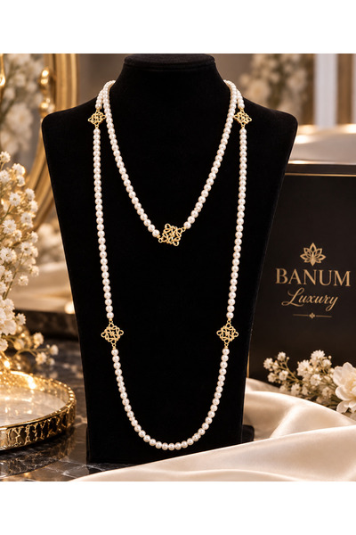 Banum Luxury Zarif Şık Sade İnci Kolye