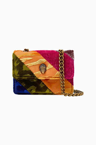 Kurt Geiger Micro Kensington Velvet Chain Strap Mini Women's Crossbody Bag - ...