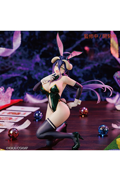 BANDAI Overlord One-Seventh Carat PVC Statue 1/7 Albedo Bunny Ver. 19 cm Figür