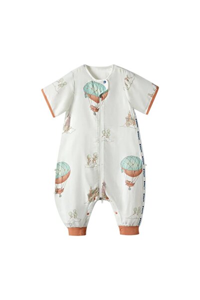 Baby Care Hot Air Short Sleeve Baby Sleeping Bag, Breathable, Zippered