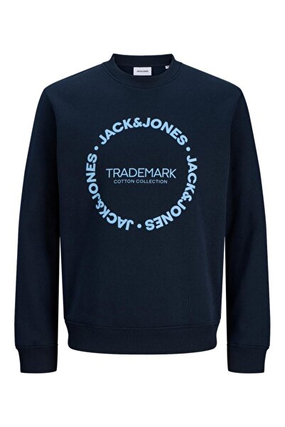 Jack & Jones JJBenson Sweat Crew Neck Navy Blazer Hanorac pentru bărbați 1229...