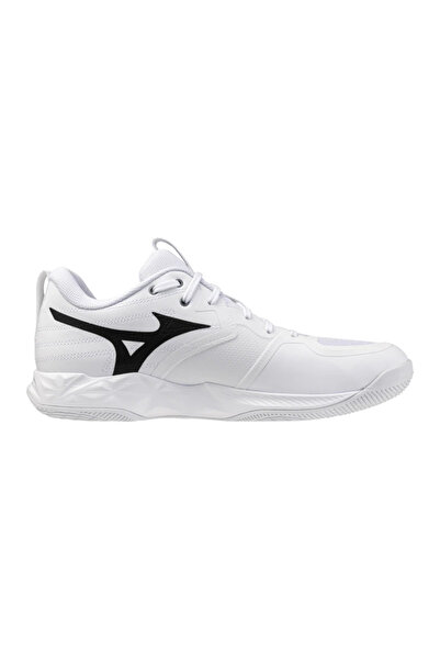 MIZUNO Wave Momentum Pro Unisex Voleybol Ayakkabısı Beyaz / Siyah