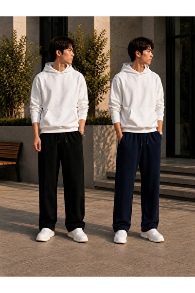 GOLSREY 2-Piece Tube Leggings for Men (Compact Fabric)