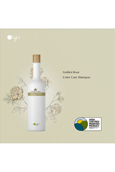 O'right Golden Rose Color Care Shampoo Boyalı ve Yıpranmış Saçlar İçin Renk Koruyucu Gül Özlü Şampuan, 400 ml