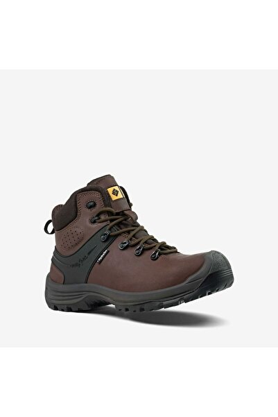TOWORKFOR Hiker Brown S3 SRC WRU Kompozit Burun İş Botu Su Geçirmez