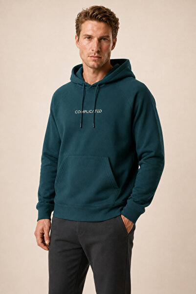 Redline Kitell New Season Men's Regular Fit Cotton Hooded Sweatshirt Nefti