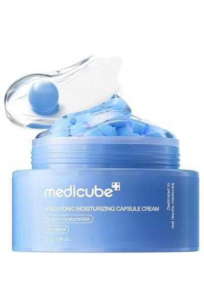Medicube Capsule Cream with Hyaluronic Acid | 120H Lasting Hydration, Barrier...