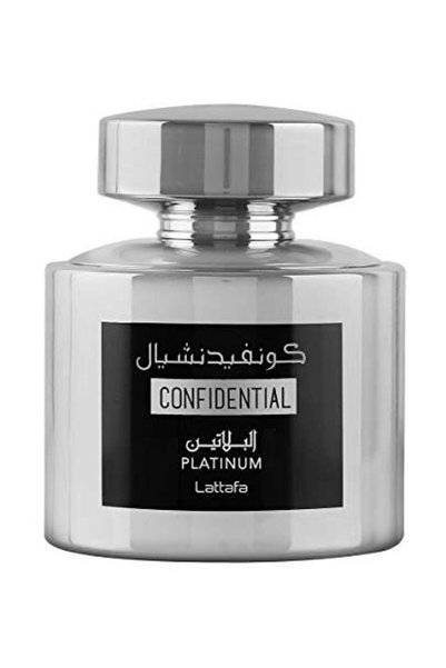 lattafa Confidential Platinum â€“ Fruity, Floral, Woody, Musky â€“ Eau de Par...