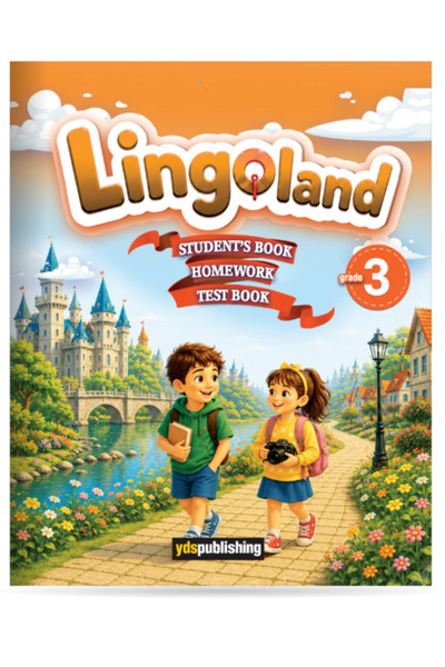 yds publishing Lingoland Grade 3 - Haftalık Planlı & Maarif Modele Uygun İngi...