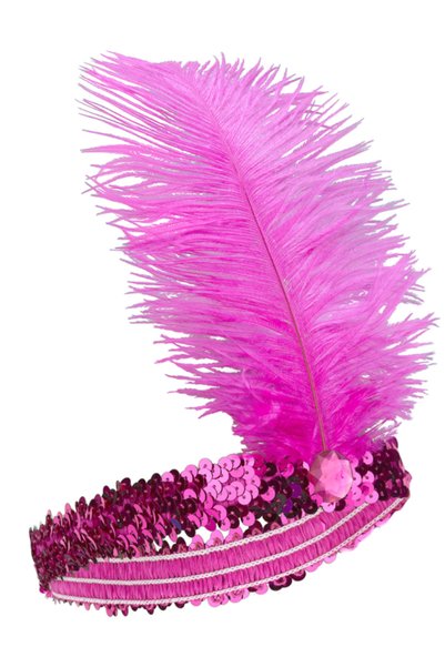 kumkumticaret Themed Fuchsia Color Charlieston Hair Band