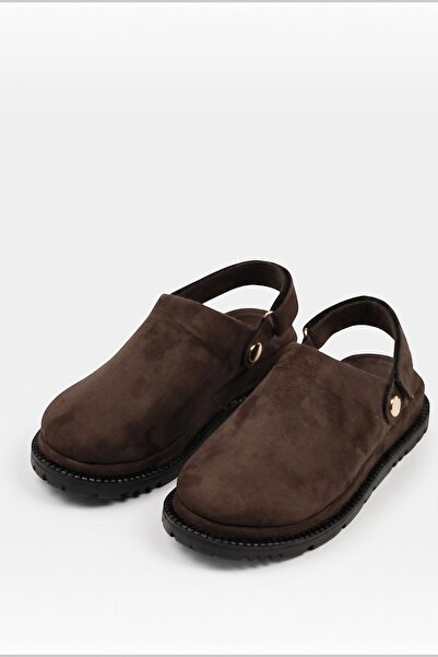 YUUN Women's Slippers with Buckle and Fur Inside