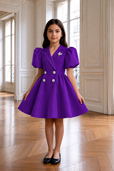 MUSGEM Special Design Umay Model Light Purple Color Girls' Evening Dress with...