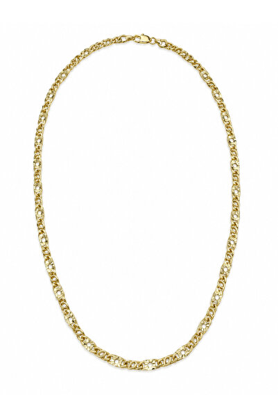 AUBRA Talora Moon Xuping Women's Steel Necklace Tarnish Resistant Gold Color