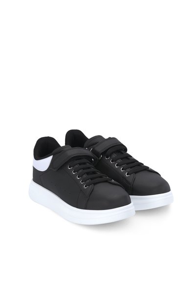 Slazenger EQUAL Cırt Cırtlı Siyah / Beyaz Günlük Spor Ayakkabısı