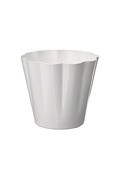 IKEA KVASTSPIREA çelik saksı , kırık beyaz, 9 cm, iç-dış mekan