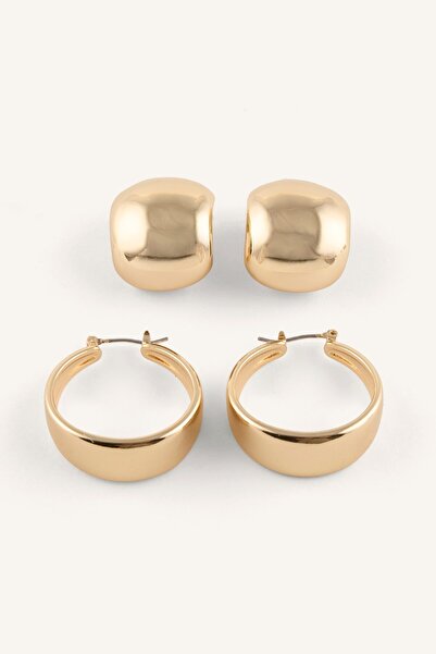 DeFacto Women's 2-Piece Earrings I7152Axns
