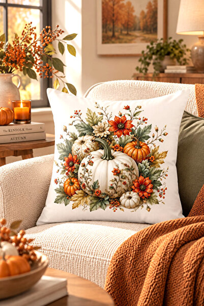 Bertille Home Autumn Series Double-Sided Digital Printed Throw Pillow Cover (...