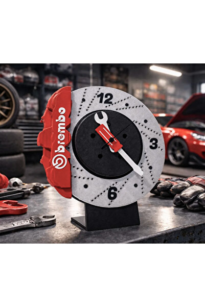ESFİL Brembo Fren Disk Tasarımlı Saat - Otomobil Tutkunlarına Özel Hediye