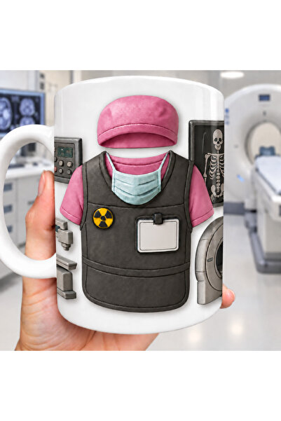AION CASA Kişiye Özel Radyolog Doktor Kupa Bardak 2D Baskılı