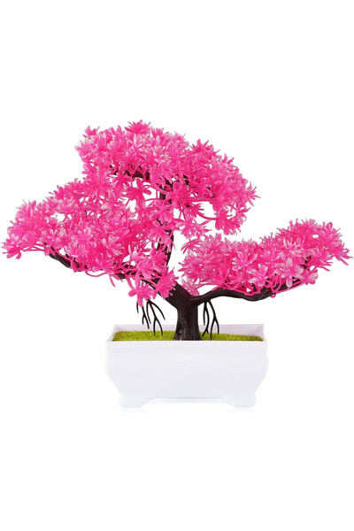 Generic Brand Plante artificiale de interior, bonsai mini decorativ, 19×26 cm...