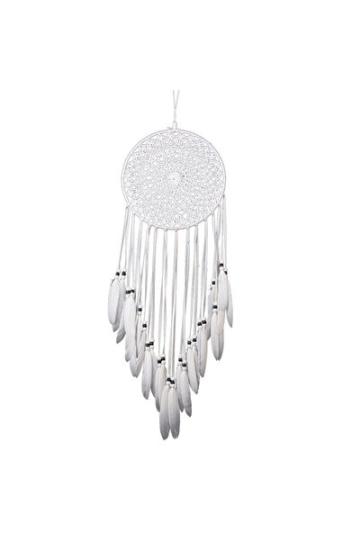 Generic Brand Dreamcatcher handmade, mărgele și pene, decor perete, agățătoar...