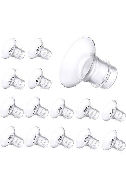 Arabest Flange Inserts 14PCS,7 Sizes Nipple Tunnel Reducer (13-21mm) for 24mm...