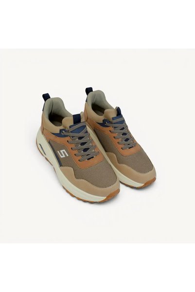 ShoeTypes حذاء سبور رجالي بيج فاخر مريح للمشي بتصميم عصري - بيج - Bej - 43