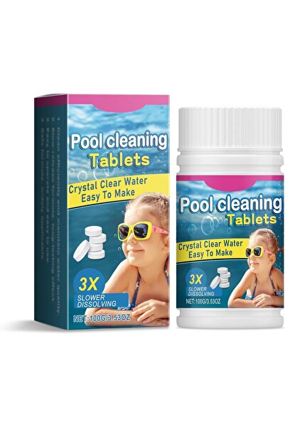Arabest 100g Slow-Dissolving Chlorine Tablets for Pools and Spas,Long-Lasting...