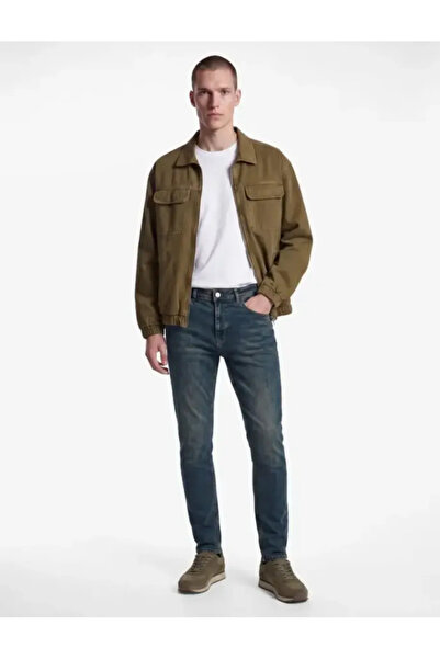 Koton Michael Petrol Erkek Jean Pantolon 7WAM40092ND
