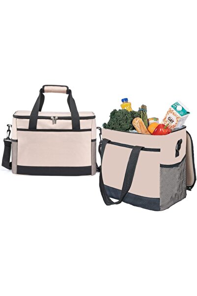 Arabest Insulated Cooler Bag,18L Large Capacity Collapsible Leakproof Lunch T...