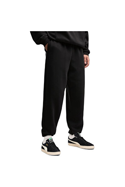 Puma Ανδρικό Παντελόνι Φόρμας Fundamentals Fl, Μαύρο
