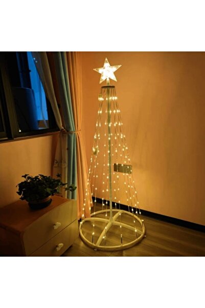 idei Produs Crăciun‑Brad decorativ luminos H1,5m diametru bază 50cm, sistem L...
