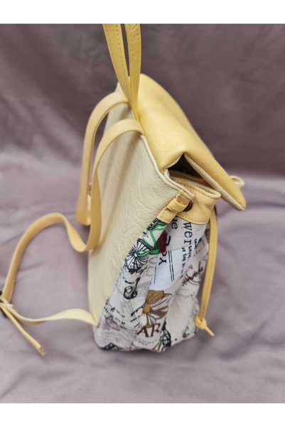 OEM Rucsac -Colori din textil si piele ecologica,simplu