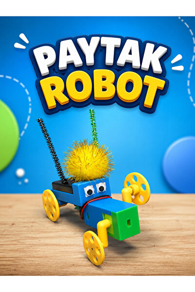 Paytak Robot STEM Eğitim Seti | Çocuklar İçin Robotik ve Tasarım Oyuncağı | Eğitici Robot Yapım Kiti